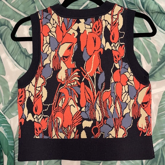 Rachel Roy floral knit top - Picture 2 of 5